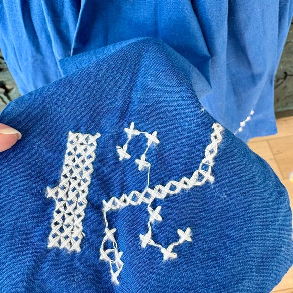 FARM Rio Blue Embroidered Maxi Dress - Picture 4 of 10